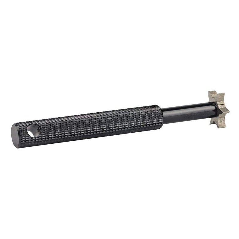 HIFROM Groove Sharpener with 6 Heads - Golf Club Groove Sharpener Re-Grooving Tool and Cleaner Replacement for All Irons Pitching Sand Lob Gap and Approach Wedges and Utility Clubs (Black) - Image 2